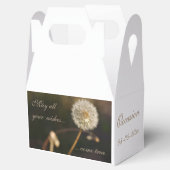 Dandelion Seed Head in Brown Tones Bedankdoosjes (Geopend)