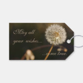 Dandelion Seed Head in Brown Tones Cadeaulabel (Voorkant (Horizontaal))