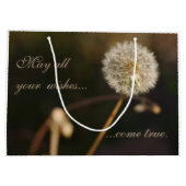 Dandelion Seed Head in Brown Tones Groot Cadeauzakje (Achterkant)