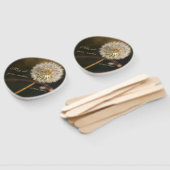 Dandelion Seed Head in Brown Tones Handwaaier (Niet-gemonteerd)