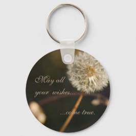 Dandelion Seed Head in Brown Tones Sleutelhanger
