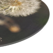 Dandelion Seed Head in Brown Tones Snijplank (Hoek)