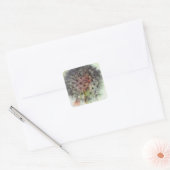 Dandelion Seed Head Vierkante Sticker (Envelop)