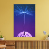 Dandelion Seed Macro Foto op Canvas Afdruk (Insitu (Woonkamer))