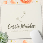 Dandelion Seed Rustic Botanical Business Logo Muismat