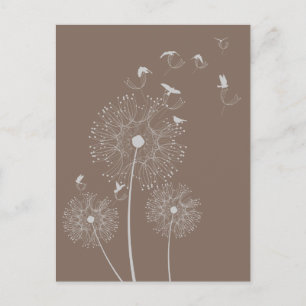 Dandelion Seed Theven Briefkaart