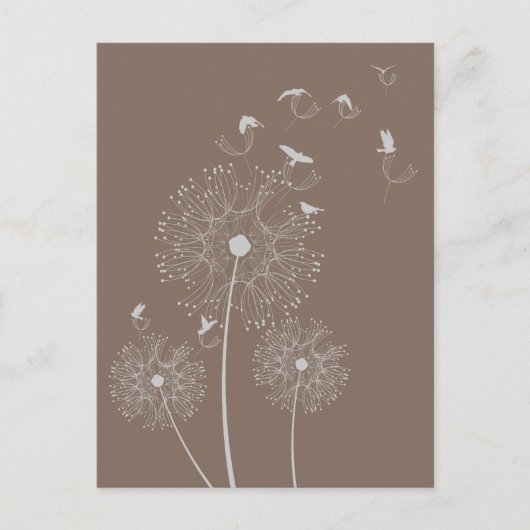 Dandelion Seed Theven Briefkaart (Voorkant)