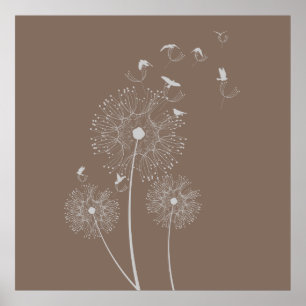 Dandelion Seed Theven Poster