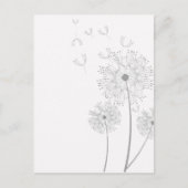 Dandelion Seeds Bgloing Briefkaart (Voorkant)