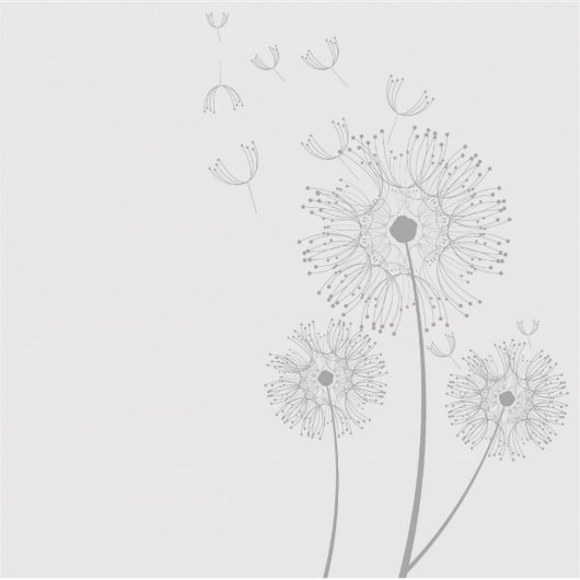 Dandelion Seeds Bgloing Sticker (Voorkant)