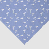 Dandelion Seeds, drijvend op blauw Tissuepapier (Detail)