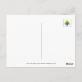 Dandelion Seeds Embrace Sensual Nature Briefkaart (Achterkant)