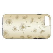 Dandelion Seeds Gold Fairy Glitter Wish Flower Case-Mate iPhone Case (Achterkant (Horizontaal))
