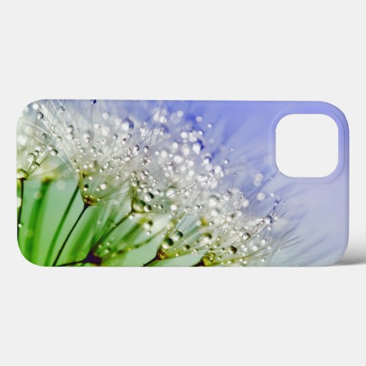 Dandelion Seeds met dew Droplets Case-Mate iPhone Case (Achterkant (horizontaal))