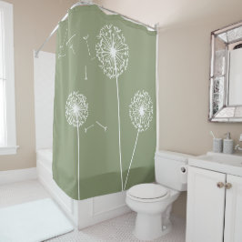 Dandelion Shower Curtain Douchegordijn