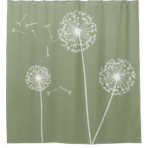 Dandelion Shower Curtain