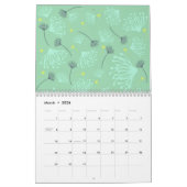 Dandelion Silhouette Kalender (Mar 2026)