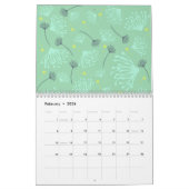 Dandelion Silhouette Kalender (Feb 2026)