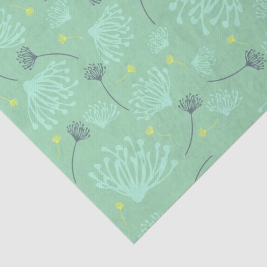 Dandelion Silhouette Tissuepapier (Detail)