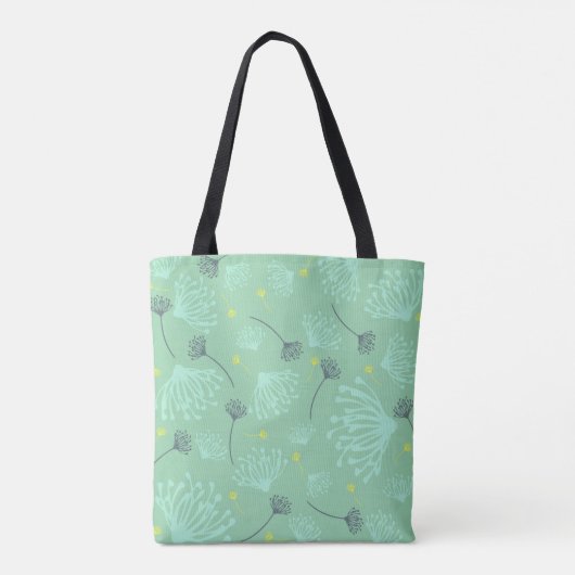 Dandelion Silhouette Tote Bag (Achterkant)