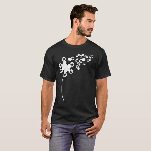 Dandelion Sousaphone for Sousaphonist Sousaphone T-shirt (Voorkant volledig)