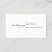 DANDELION STARBURST LOGO IN BLAUW OP DONKERGRIJS VISITEKAARTJE (Achterkant)