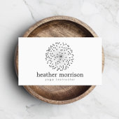 DANDELION STARBURST LOGO OP WIT VISITEKAARTJE