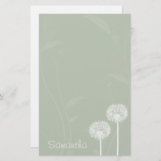 Dandelion Stationery Briefpapier (Voorkant / Achterkant)