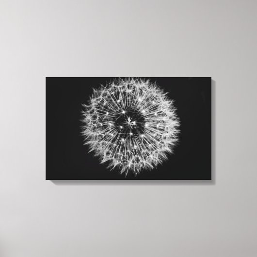 Dandelion Stretched Canvas afdrukken (Voorkant)