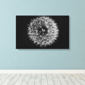 Dandelion Stretched Canvas afdrukken (Insitu (Houten vloer))