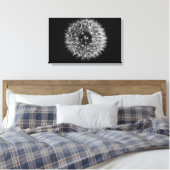 Dandelion Stretched Canvas afdrukken (Insitu (Slaapkamer))