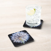 Dandelion (Taraxacum Officinale) zaadkop Bier Onderzetter (Rechterzijde)