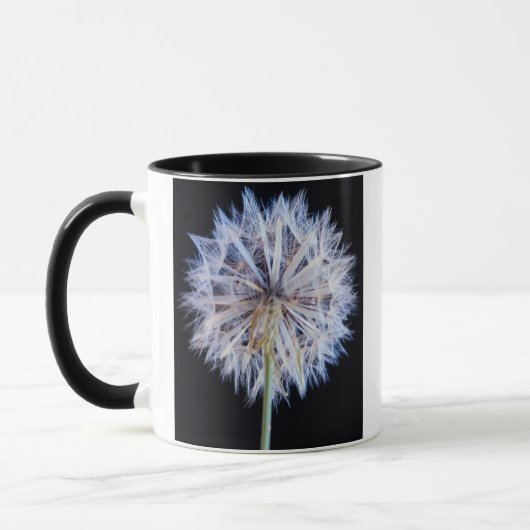Dandelion (Taraxacum Officinale) zaadkop Mok (Links)