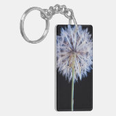 Dandelion (Taraxacum Officinale) zaadkop Sleutelhanger (Voorkant Links)