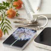 Dandelion (Taraxacum Officinale) zaadkop Sleutelhanger (Voorkant Rechts)