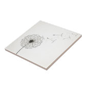 Dandelion Tegeltje (Zijkant)