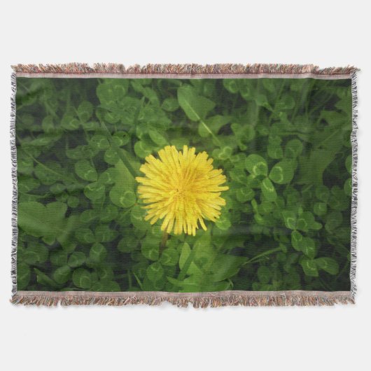 Dandelion Throw Blanket Deken (Voorkant)
