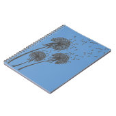 Dandelion Trio-laptop Notitieboek (Linkerzijde)