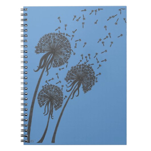 Dandelion Trio-laptop Notitieboek (Voorkant)