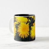 Dandelion Tweekleurige Koffiemok (Voorkant links)