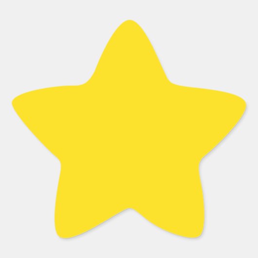 Dandelion (vaste kleur) ster sticker (Voorkant)