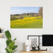 Dandelion-velden Poster (Thuiskantoor)