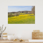 Dandelion-velden Poster (Keuken)