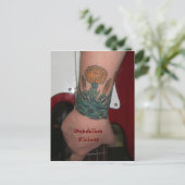 Dandelion Vicious briefkaart (Staand voorkant)