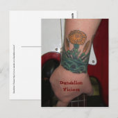 Dandelion Vicious briefkaart (Voorkant / Achterkant)