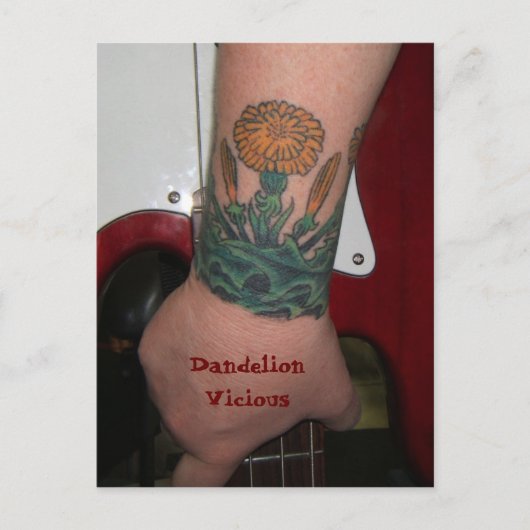 Dandelion Vicious briefkaart (Voorkant)