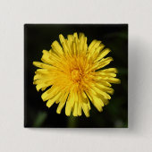 Dandelion Vierkante Button 5,1 Cm (Voorkant)