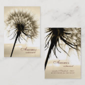 dandelion visitekaartje (Voorkant / Achterkant)