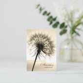 dandelion visitekaartje (Staand voorkant)