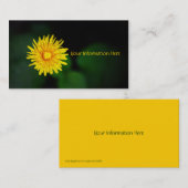 Dandelion VloerVisitekaartjes Visitekaartje (Voorkant / Achterkant)